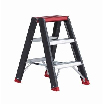 Altrex dubbele trapladder Taurus 2×3 treden, Ophalen of Verzenden, Trap