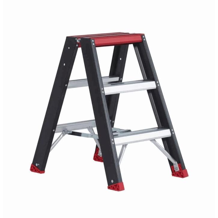 Altrex dubbele trapladder Taurus 2×3 treden, Doe-het-zelf en Bouw, Ladders en Trappen, Trap, Nieuw, Minder dan 2 meter, Ophalen of Verzenden