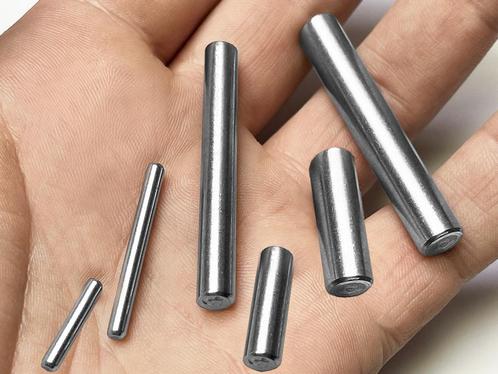 Set van 30 cilindervormige staafjes/pinnen (2.5x25 mm, RVS, Doe-het-zelf en Bouw, Gereedschap | Overige machines, Nieuw, Verzenden