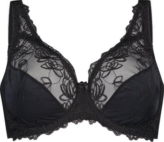 Hunkemöller Niet-voorgevormde BH Diva - zwart - Maat D85, Kleding | Dames, Ondergoed en Lingerie, Verzenden