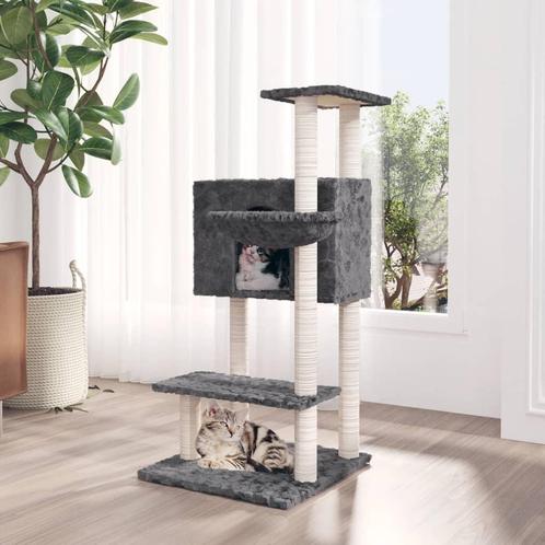 vidaXL Arbre Ã  chat avec griffoirs en sisal Gris foncÃ©, Dieren en Toebehoren, Katten-accessoires, Verzenden