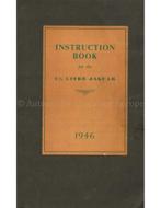 1946 JAGUAR 1.5 LITER INSTRUCTIEBOEKJE ENGELS