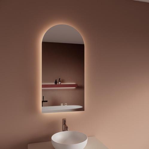 Spiegel BWS Grace 50x120 cm Spiegelverwarming en Indirecte, Doe-het-zelf en Bouw, Sanitair, Bad, Nieuw, Ophalen of Verzenden