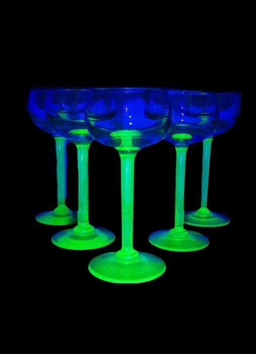 Verres à vin dAlsace Français en verre duranium - Wijnglas, Antiek en Kunst, Antiek | Glaswerk en Kristal