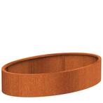 Cortenstaal plantenbak 200x120x40cm - Met bodem, Tuin en Terras, Bloembakken en Plantenbakken, 100 cm of meer, Nieuw, Metaal, Overige vormen