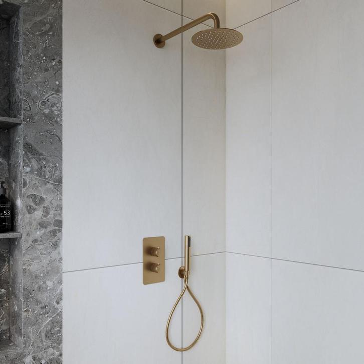 Inbouw Regendouche Set | BWS Colorato | Met Handdouche |, Doe-het-zelf en Bouw, Sanitair, Kraan, Nieuw, Ophalen of Verzenden