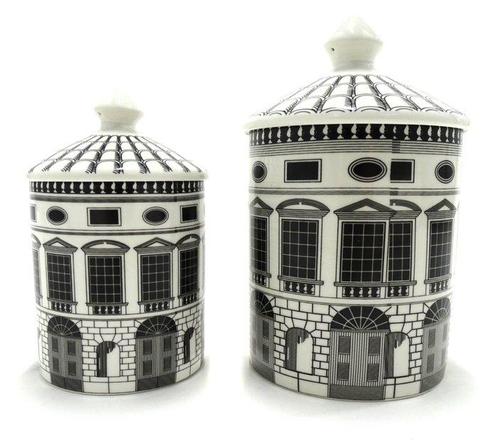 Pot (2) - Keramiek - Set van 2 opbergpotten, Antiek en Kunst, Kunst | Designobjecten