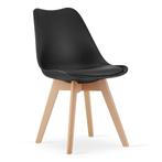 Eetkamerstoel MARK - set van 4 eettafel stoelen - zwart, Ophalen of Verzenden, Nieuw