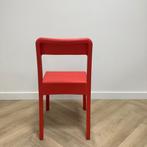 Segis Pacific kunststof kantinestoel, rood, Huis en Inrichting, Stoelen, Gebruikt, Rood, Kunststof, Eén