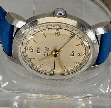 Eterna - Stahl Armbanduhr - Triplekalender