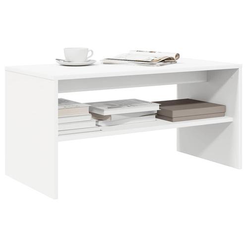 vidaXL Tv-meubel 80x40x40 cm bewerkt hout wit, Huis en Inrichting, Kasten |Televisiemeubels, Nieuw, Verzenden