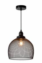 Hanglamp Lucide MESH -  - Ø 28 cm - 1xE27 - Zwart -, Huis en Inrichting, Lampen | Hanglampen, Verzenden, Nieuw