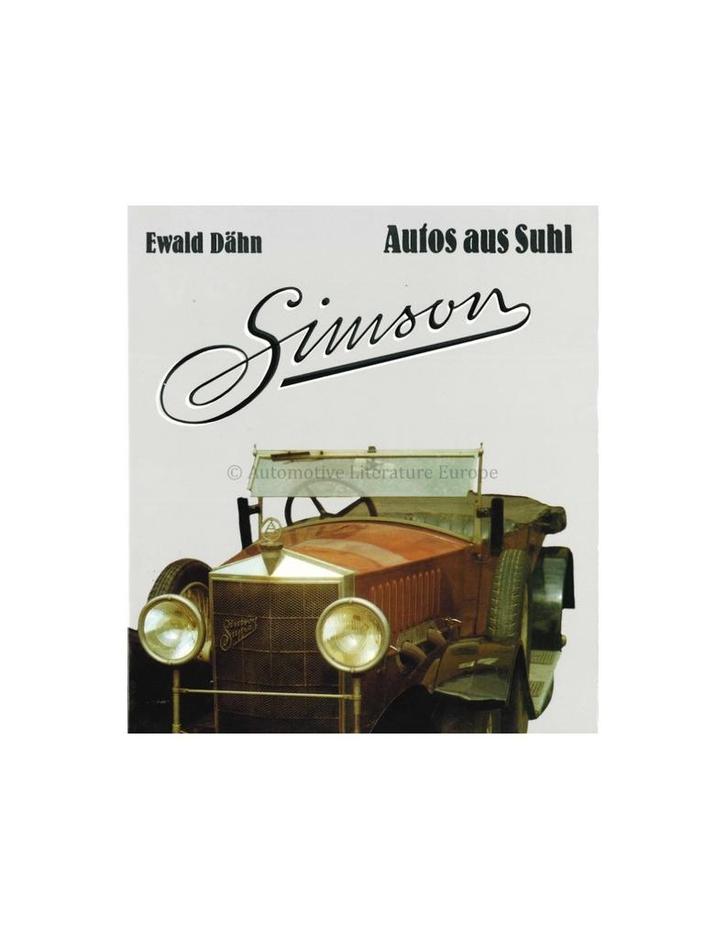 SIMSON, AUTOS AUS SUHL, Livres, Autos | Livres