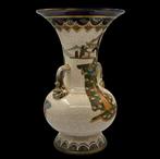 Vaas - Satsuma, Ceramica, Oro, Glazuur - Japan - Meiji