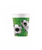 Bekers Voetbal 200ml 8st, Verzenden, Nieuw