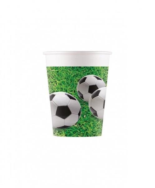 Bekers Voetbal 200ml 8st, Hobby & Loisirs créatifs, Articles de fête, Envoi