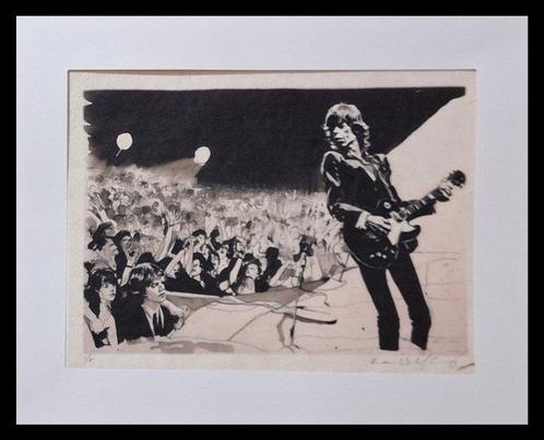 Mick Jagger - Triptychon by artist Emma Wildfang - 3 Fine, Cd's en Dvd's, Vinyl Singles