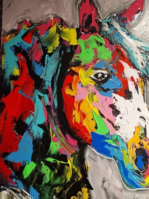 Henry Escobar - LE CHEVAL, Antiek en Kunst, Kunst | Designobjecten