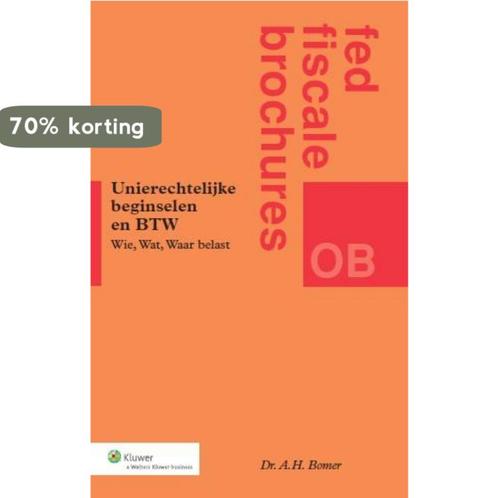 Algemene rechtsbeginselen en BTW 9789013117929 A.H. Bomer, Boeken, Wetenschap, Zo goed als nieuw, Verzenden