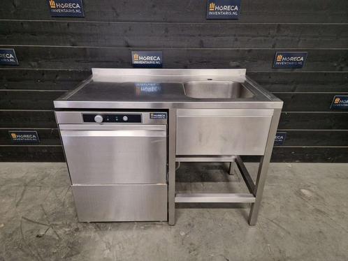 Wastafel voor voorlader | enkele wasbak | RVS | 120 cm, Zakelijke goederen, Horeca | Meubilair en Inrichting, Gebruikt