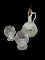 Karaf - Nederlandse glas - Set dekanter en glazen, Antiek en Kunst