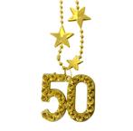 Gouden Ketting 50 Jaar Ster, Hobby en Vrije tijd, Verzenden, Nieuw