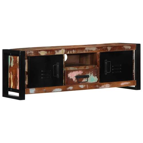 vidaXL Tv-meubel 100x30x35 cm massief gerecycled hout, Huis en Inrichting, Kasten |Televisiemeubels, Nieuw, Verzenden