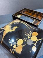 Hobbydoos - Meiji-periode Suzuribako (schrijfdoos) – goud, Antiek en Kunst