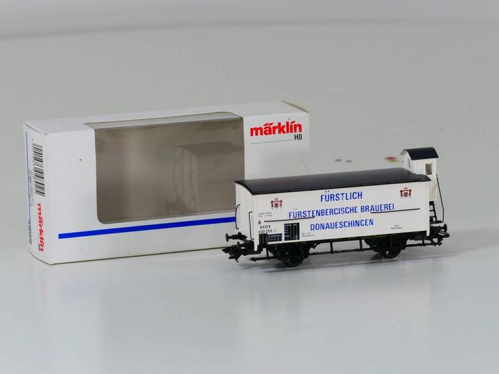 Schaal H0 Märklin 4892 Bierwagen met Remhuisje FÜRSTLICH, Hobby en Vrije tijd, Modeltreinen | H0, Overige typen, Gebruikt, Märklin