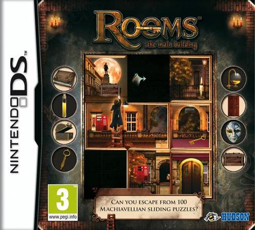 Rooms The Main Building-Standaard (NDS) Gebruikt, Games en Spelcomputers, Games | Nintendo DS, Ophalen of Verzenden
