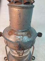 Lamp - Koper, Metaal - Anker licht olielamp, Antiek en Kunst
