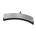 Mestschuif, halfrond flex-steelkl., galv.verz.-66cm - kerbl