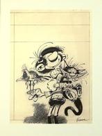 Franquin, André - 1 Offset Print - Gaston - Le cas Lagaffe -, Nieuw