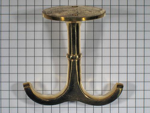 Kapstokhaak onderbouw, geelmessing, Huis en Inrichting, Woonaccessoires | Kapstokken, Nieuw, Overige materialen