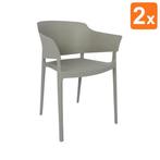 Stoelen | LORENZO | Kunststof | Grey | In-/Outdoor |, Verzenden, Nieuw in verpakking