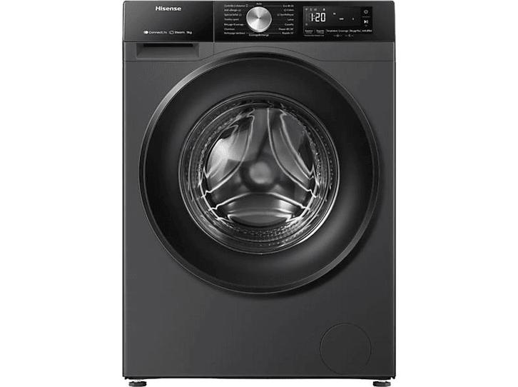 Hisense - Wasmachine Voorlader - 9 kg - Zwart, Elektronische apparatuur, Wasmachines, 95 cm of meer, Nieuw, Voorlader, Energieklasse A of zuiniger
