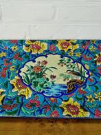 Longwy - Dienblad - Langwerpig Art Deco dienblad -