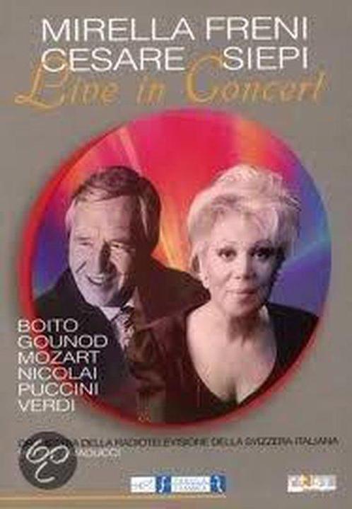 Mirella Freni en Cesare Siepi Live In Concert (dvd nieuw), CD & DVD, DVD | Action, Enlèvement ou Envoi