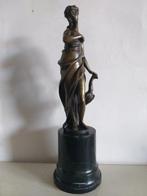 sculptuur, Diosa del bosque - 45 cm - Gepatineerd brons, Antiek en Kunst