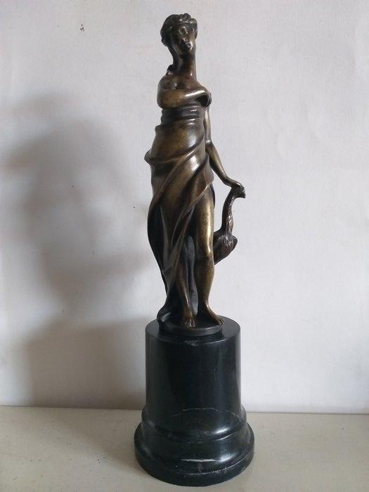sculptuur, Diosa del bosque - 45 cm - Gepatineerd brons, Antiek en Kunst, Antiek | Keramiek en Aardewerk