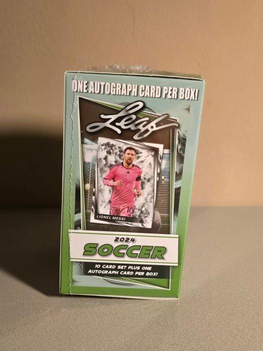 2024 Leaf Leaf Soccer 2024 Lionel Messi Gesigneerde kaart,, Collections, Autocollants