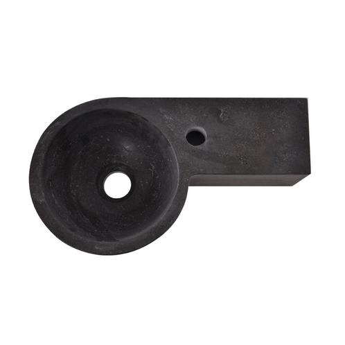 Fontein Wiesbaden Hardsteen Rond Rechts 40x23x10 cm, Doe-het-zelf en Bouw, Sanitair, Overige typen, Nieuw, Ophalen of Verzenden