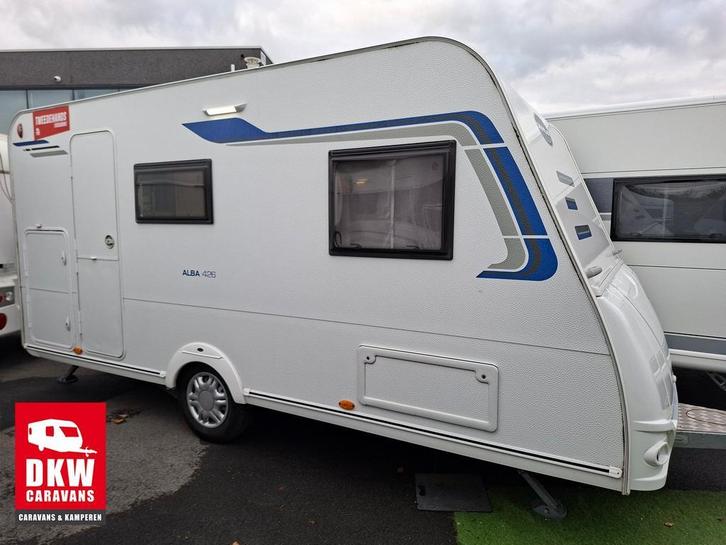 Caravelair Alba 426 Family, Caravans en Kamperen, Caravans, 750 - 1000 kg, Mover, Dwarsbed, Stapelbed, 6 tot 7 meter, Caravelair