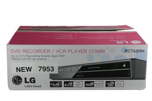 LG RCT689H | VHS / DVD Combi Recorder | NEW BOXED, TV, Hi-fi & Vidéo, Lecteurs vidéo, Envoi
