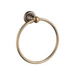 Handdoekhouder Sapho Diamond Rond 17.1x19.2 cm Brons, Doe-het-zelf en Bouw, Ophalen of Verzenden, Nieuw, Bad