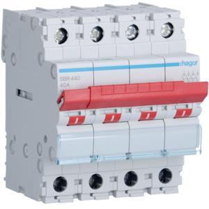 Hager SBR Interrupteur encastré Modulaire - SBR440, Verzenden