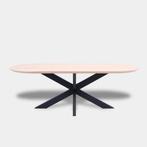 Tafel Plat Ovaal Eikenhout - Matrix - Onbehandeld, Huis en Inrichting, Tafels | Eettafels, Nieuw