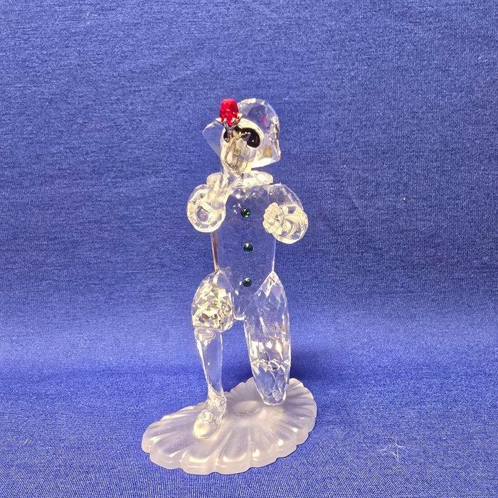 Swarovski - Beeldje - Harlekijn - Jaarstuk 2001 - Kristal, Antiek en Kunst, Curiosa en Brocante