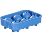 IJsblokjesvorm | BarUp | Siliconen | Blauw | 2-delig | 6, Verzenden, Nieuw in verpakking