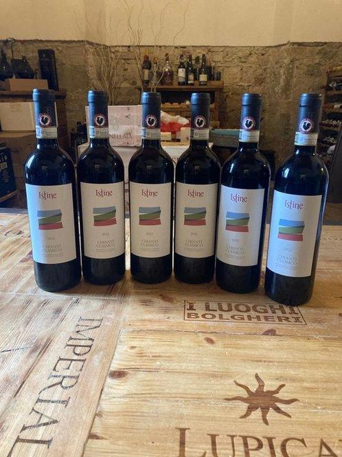 2022 Istine - Chianti Classico DOCG - 6 Flessen (0.75 liter), Verzamelen, Wijnen